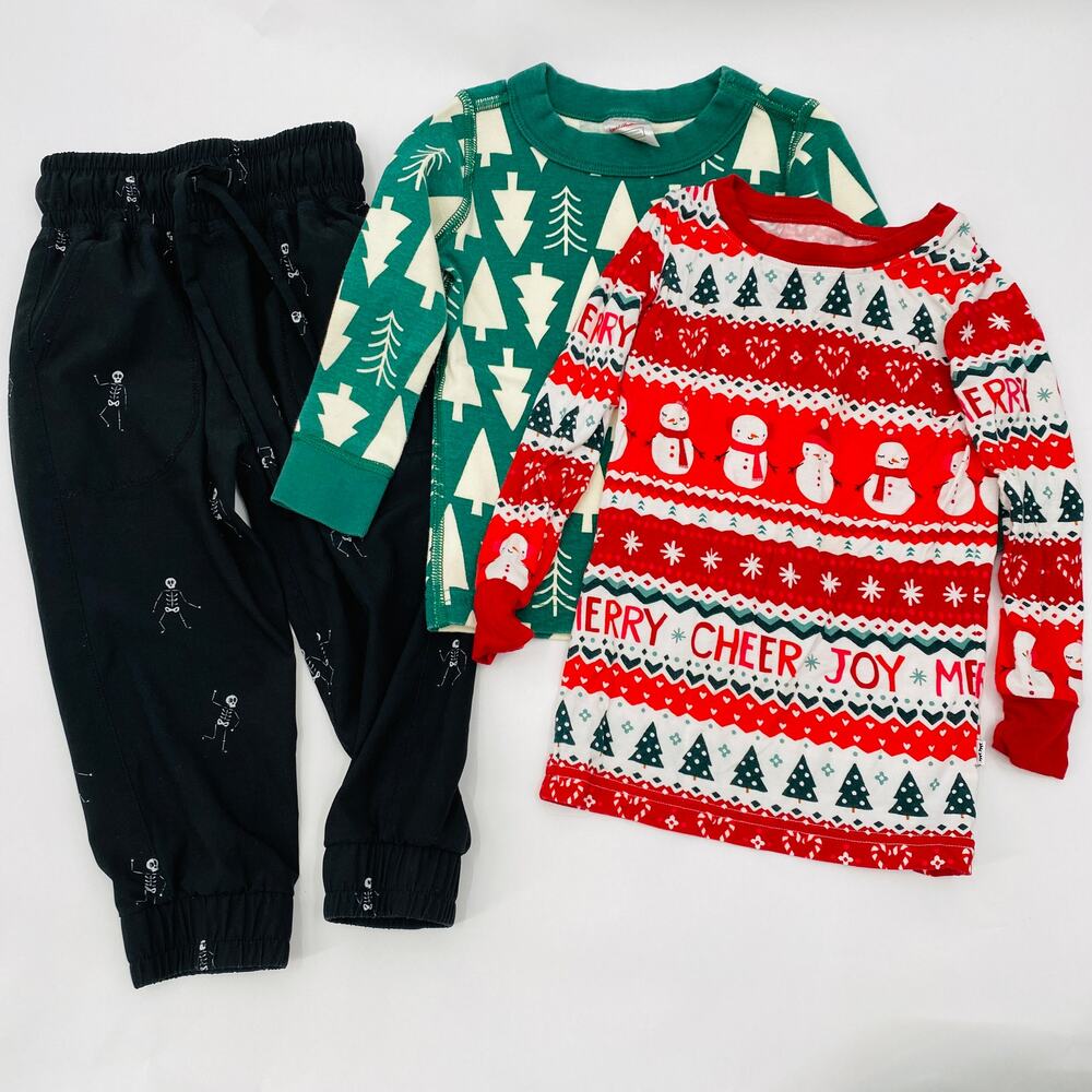 Holidays kids bundle (little sleepies, hanna andersson, albion)